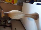 brun glas vase 50cm