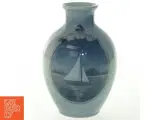 Porcelæns vase med maritimt motiv fra Royal Copenhagen (str. 18 cm) - 3