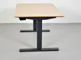 Scan office hæve-/sænkebord med bøgefiner, 120 cm. - 4