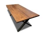 Plankebord eg 2 planker - ART naturkant 210 x 95-100 cm - 5