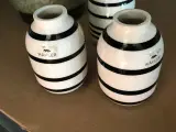 3 små kahler vaser 