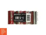 4 Batterier - størrelse D fra Sony (str. 13 x 6 cm) - 2