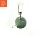 Bordlampe i gråt glas fra Holmegaard (str. Ø. 27 cm. h. 50 cm. hej) - 2