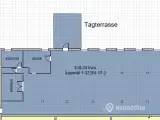 Flot højloftet kontor med egen tagterasse - 2