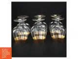 Vintage cognacglas med guldkant fra Lyngby (str. 8 komma 5 x 6 cm) - 3