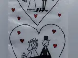 7 pakker papirlommetørklæder til bryllup sælges