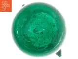 Grøn glasvase med hank (str. 12 x 9 cm) - 4