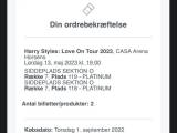 Harry Styles koncert lørdag