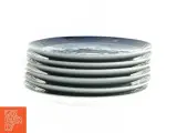 Royal Copenhagen juleplatte samling fra Royal (str. Ø. 18 cm. 6 styk) - 4