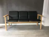 3-seater Sofa, m/egetræ stel