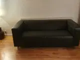Klippan sofa vegan læder sort - 2