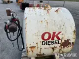 Diesel tank ROUG 1000 liter med pumpe - 5