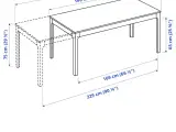 Ikea spisebord m udtræk