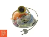 Porcelænslampe med figurer (str. 28 cm) - 3