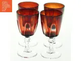 Vintage rødvinsglas (str. H 8,5 cm, ø 4,5 cm) - 2