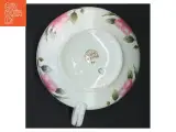 Stor kop med blomstermotiv (str. Ø15 cm x h8,5 cm) - 2