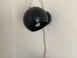Retro magnet lampe i sort