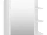vidaXL badeværelsesskab spejl 62,5x20,5x64 cm spån