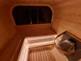 Ny unik stil CUBE sauna med HUUM 9kw ovn og WIFI - 3
