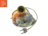 Porcelænslampe med figurer (str. 28 cm) - 3