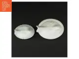 2 stk. Høns i kurv Opaline mælkeglas sæt (str. 14 x 11 x 11 cm og 10 x 7 komma 5 x 9 cm) - 5