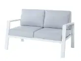 2 personers sofa Thais Hvid Aluminium 132,20 x 74,80 x 73,30 cm