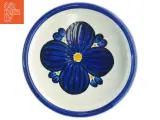 Keramik fad med blomst fra Knabstrup Denmark (str. 18 x 4 cm) - 2