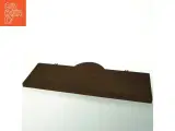Antik udskåret nøglebræt i massivt træ med messing detaljer (str. 47x14,5 cm) - 4