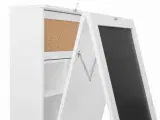 Vægmonteret klapbord med hylder og tavle  - 5