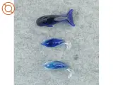 Glas delfiner (str. 14 x 4 cm og 12 x 3 cm) - 4