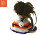 Lille dukke med stribet sweater (str. 16 cm) - 4