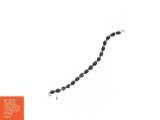 Halskæde (str. 45 cm) halvædelsten og sterlingsølv - 2