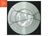 Orientalsk Dekorativ porcelænsplatte med fuglemotiv (str. 23 cm) - 4