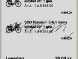 Elcykel SCO Premium 26” kørt 65 km - 5