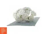 kunstige hvide naturtro roser (str. 20 cm) - 2