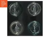 Gamle glasflasker med præget logo (str. H. 19 cm. 250 ml) - 4