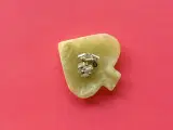 Lille sparformet skål, grøn jade