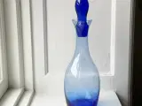 Karaffel, blåt glas - 2