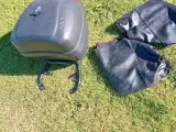 Bagageboks og vinterhandsker 