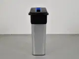 Vileda beholder til affald, med låg med blå kant - 3