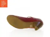 UBRUGTE Røde Wonders Læder Mary Jane Pumps Højhælede sko (str. 40) - 2