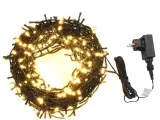 Lyskæde 600 LED'er indendørs og udendørs IP44 60 m varm hvid