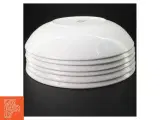 Hvide porcelænstallerkner, dybe, 6 stk fra IKEA (str. 24 cm diameter. 5 cm høj) - 3