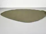 Fraster gulvtæppe i mørkegrønt filt - 3