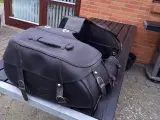 Et sæt læder sidetasker HELD - 3