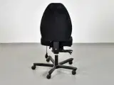 Efg kontorstol med sort polster - 3