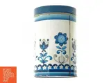 Retro Emaljeret dåse med blomstermotiv (str. 14 x 9 cm) - 4