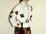 Hippie/punker- kostume til barn 7 - 8 år