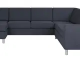 Pan vendbar U-sofa Blå stof