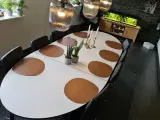 Skovby SM78 spisebord med 4 tillægsplader 